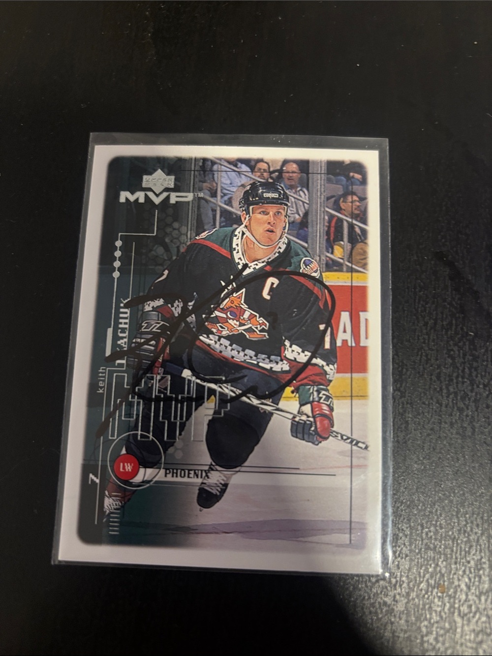 MVP Phoenix Coyotes Hockey Trading Card - Black Jersey